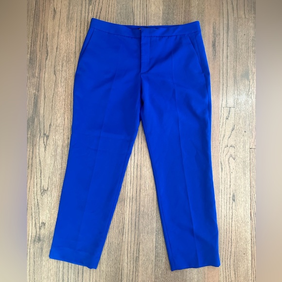 Zara Pants - Zara Royal Blue Ankle Dress Pants-Size 10